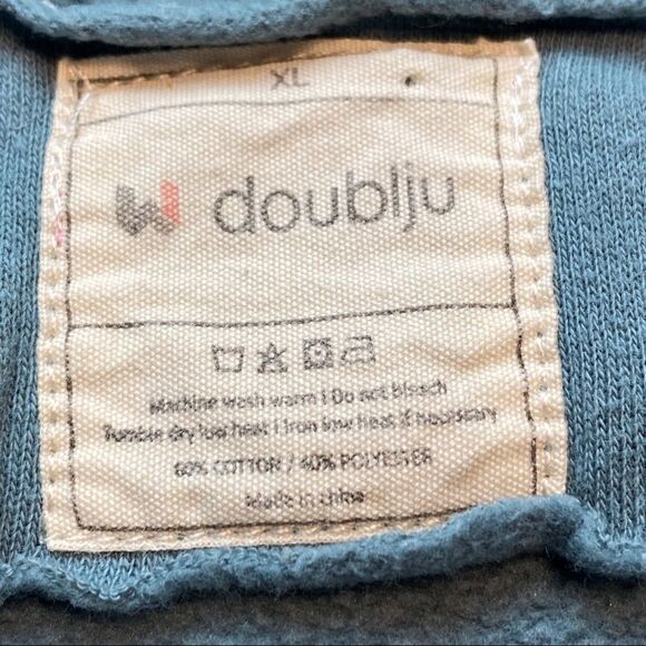 Doublju Light Green Hooded Front Zip Sweatshirt Jacket Size XL - Picture 4 of 7